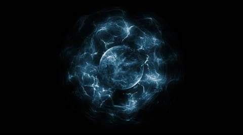 Blue electronic effect Video stock 65797374