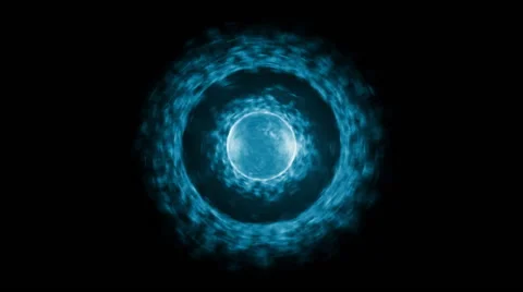 Blue electronic effects 库存影片 65826589