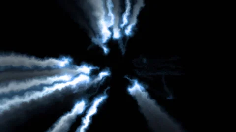 Blue electronic lights Stock-Footage 53827486