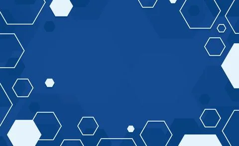 Blue electronics octagon background wallpaper background Stock Illustration