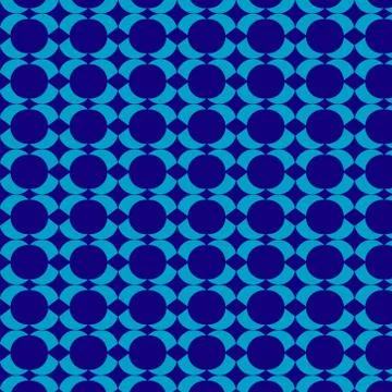 Blue Elegant Pattern Design Template 库存插图