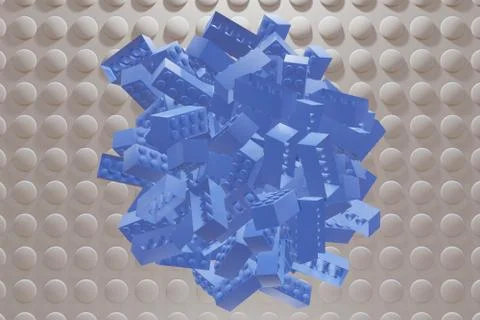 Blue elements on a gray background with a pattern. Elements for the designer, 스톡 일러스트