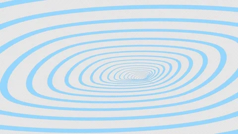 Blue Elliptical Vortex Loop for Futuristic Tech Background Stock Footage 347128500