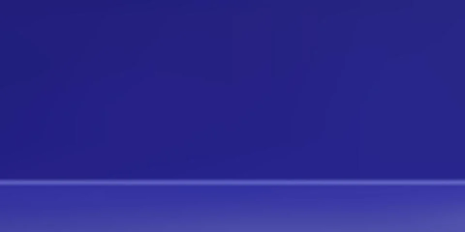 Blue empty room with copy space for display of content design. Horizontal tem Stock-Illustration