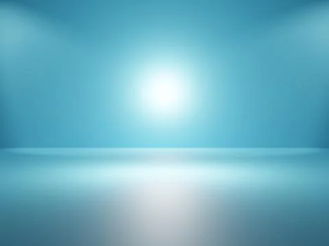 Blue empty room studio gradient used for background and display your product Stock Illustration