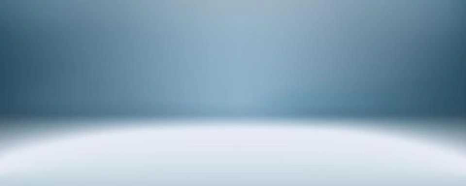 Blue empty room studio gradient used for background and display your product Stock Illustration