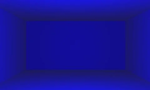 Blue empty room studio gradient background イラスト素材