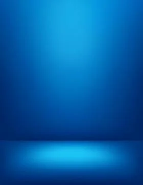 Blue empty room studio gradient used for background and display your product	 Foto stock