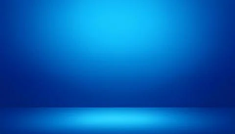 Blue empty room studio gradient used for background and display your product	 스톡 사진