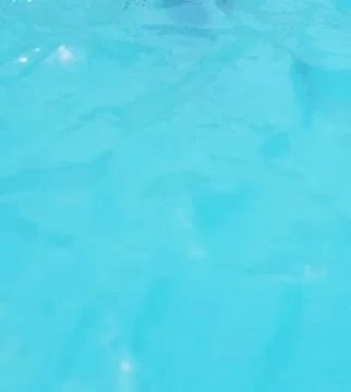 Blue empty swimming pool Stock Photos