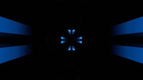 Blue Endless Neon Striped Abstraction Background VJ Loop in 4K Stock-Footage 328358140