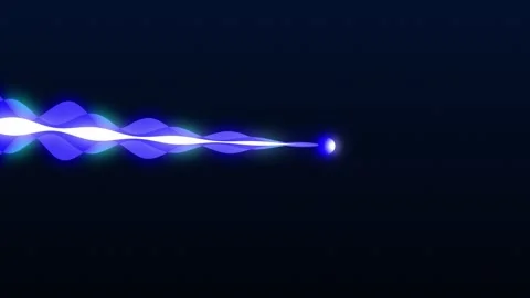 A blue energetic wave . moving fast forward.  background animation Stock Footage 277728114