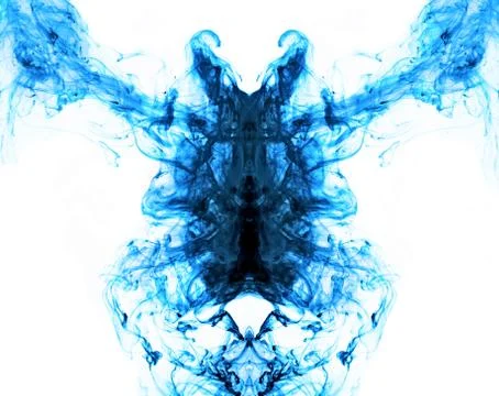Blue energy abstract flame background Stock Photos