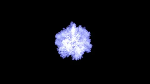 Blue energy blast Video stock 92994504