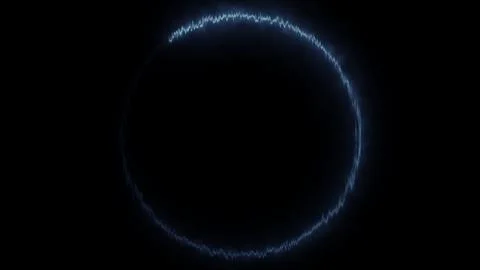 Blue energy circle abstract background イラスト素材