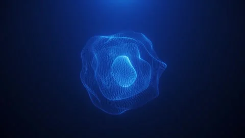 Blue Energy Core Stock Footage 309839176