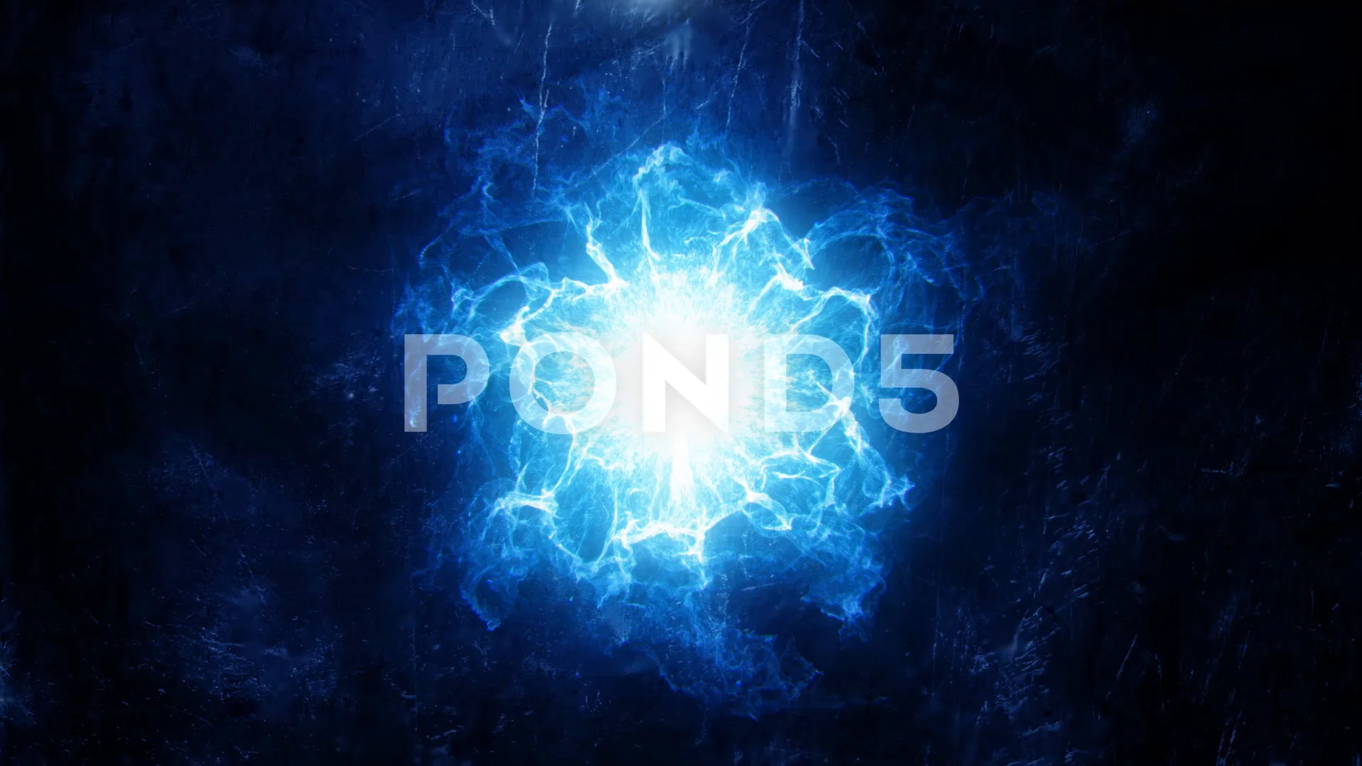 Blue Energy Core Intro Logo Background M... | Stock Video | Pond5
