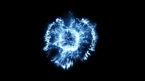 Blue Energy Explosion Pack 10 Unique Electric Particle Bursts Plasma Shockwave Stock Footage 337243966