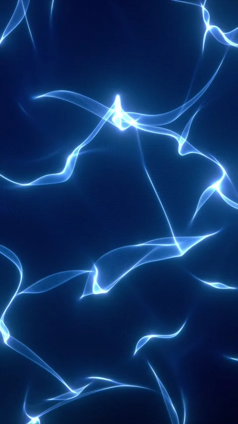 Blue Energy Flow Stock Footage 317061318