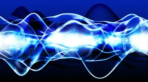 Blue Energy Flow - Motion Background 81 (HD) Stock Footage 9381608