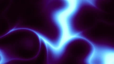 Blue energy glowing magic stripes waves lines high technology digital with light Stock Footage 339203349