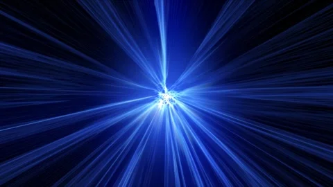 Blue energy magic high-speed high-tech light digital tunnel frame of futuri.. Stock Footage 266417226