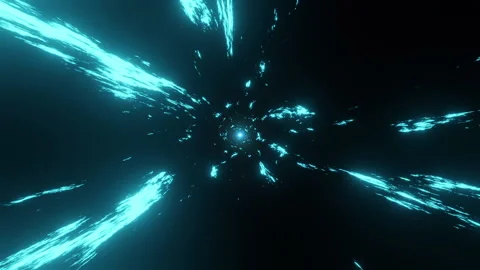 Blue Energy Plasm Loop Stock Footage 201590128