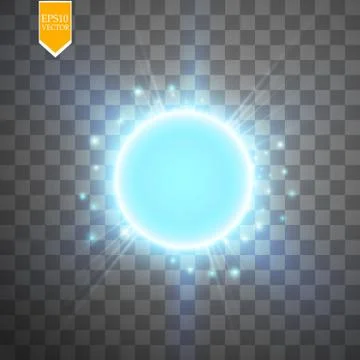 Blue energy ring abstract.conceptual vector design with free area in center for Stock Illustration