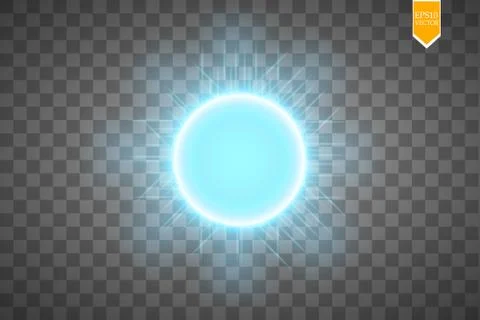 Blue energy ring abstract.conceptual vector design with free area in center for Illustrazione stock