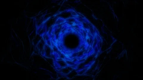 Blue Energy Tunnel Stock Footage 100531707