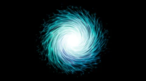 Blue Energy Vortex Loop Stockbeeldmateriaal 32629142