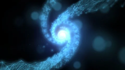 Blue Energy Vortex Loop. Stock Footage 95078506