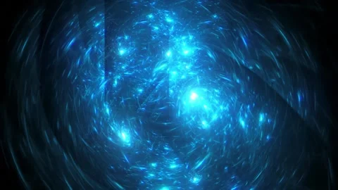 Blue Energy Vortex Spiral Stock Footage 326671317