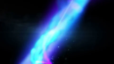 Blue energy wave flow lines Video stock 72856275