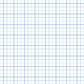 Blue engineering millimeter graph paper seamless pattern, vector technical .. Illustrazione stock