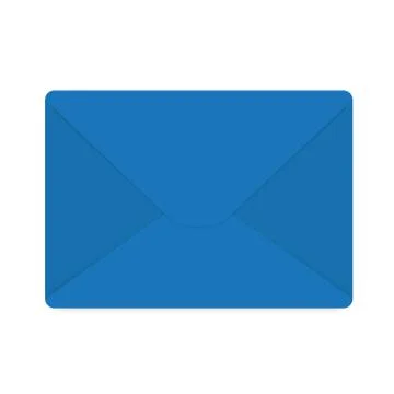 Blue envelope Stock Illustration