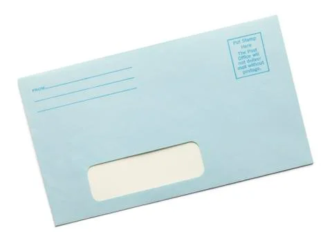 Blue Envelope Stock Photos