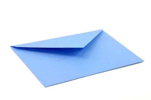 Blue envelope Stock Photos