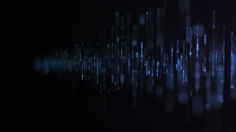 Blue equalizer animation 2 Stockbeeldmateriaal 1095921