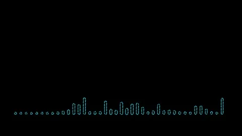 Blue Equalizer Stock Footage 301805852