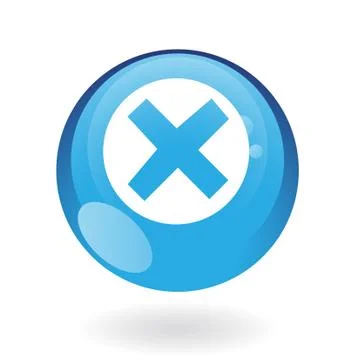 Blue error Stock Illustration