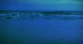 Blue Evening Beach and Surf 2 HD Footage