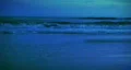 Blue Evening Beach and Surf 1 HD Footage