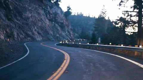 Blue evening driving Stock Footage 115394793