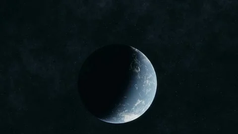 Blue Exoplanet Video stock 331733300
