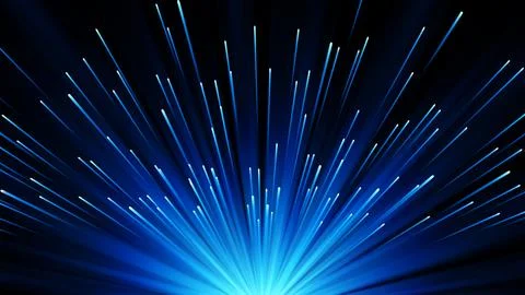 Blue Explosion Effect Background. Vector Illustration Stock Illustration