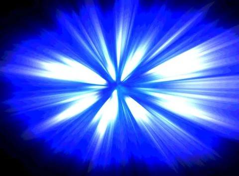 Blue explosion Stock Illustration