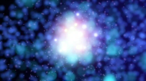 Blue explosion loop Stock Footage 840817