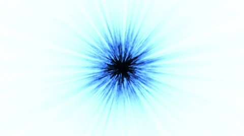 Blue Explosion on White Background Stock Footage 64939978