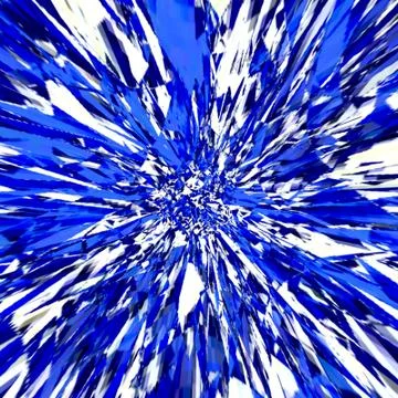 Blue explosion winter ice pattern 스톡 일러스트